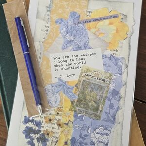 Scrapbook Vintage Inspired Greeting Card Bundle Of 8 Plus New Pen